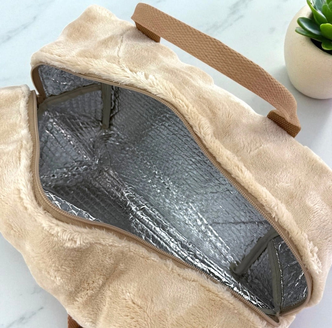 Sac isotherme Ice cube M, "Bubble" sable