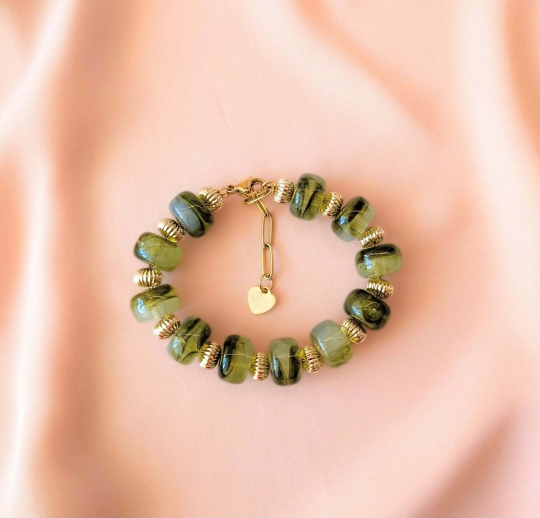 Bracelet GIGI - Vert Olive