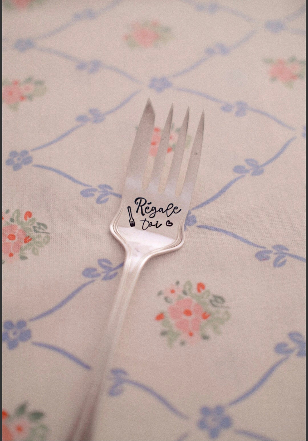 Fourchette à dessert "régale toi"