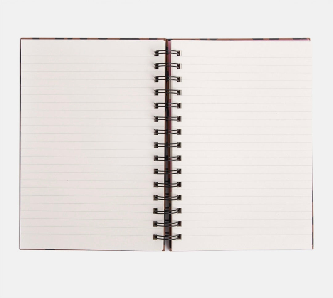Carnet à spirale A5 Tan Leopard