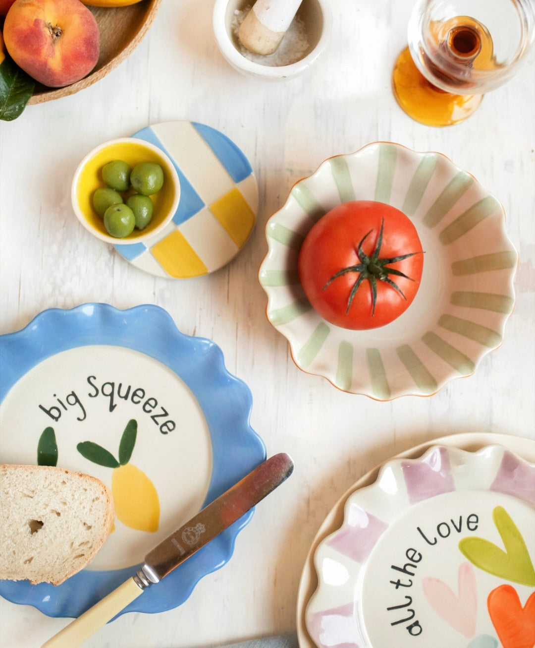 Assiette Multi-Cœurs Tout l'Amour