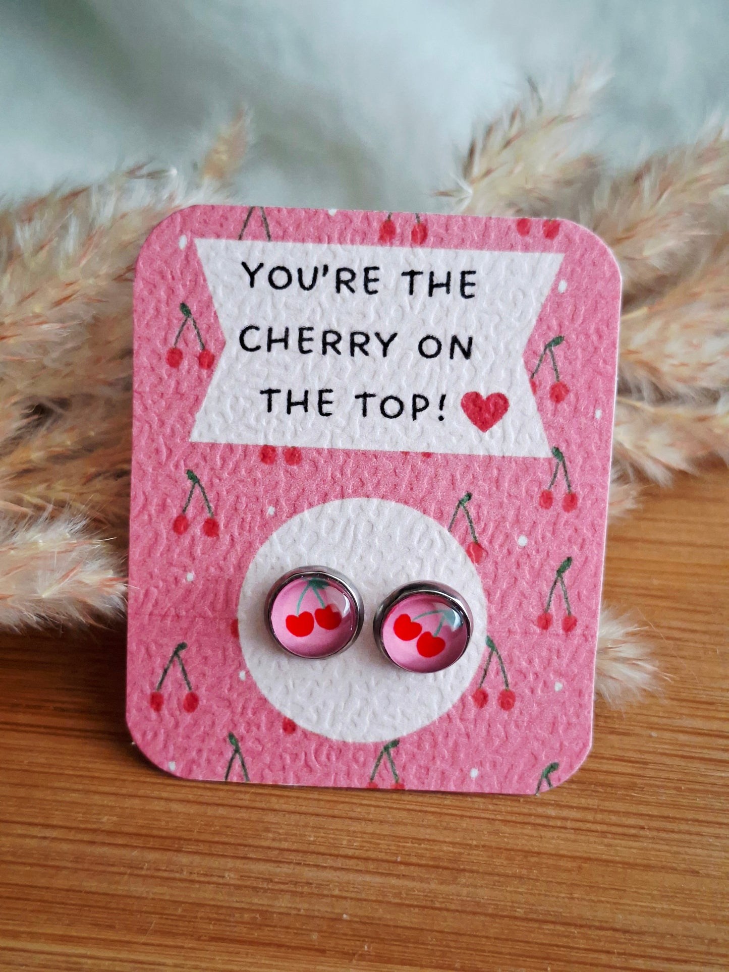 Puces d'Oreilles Enfant Cerises, "You're the cherry on the top!"🍒