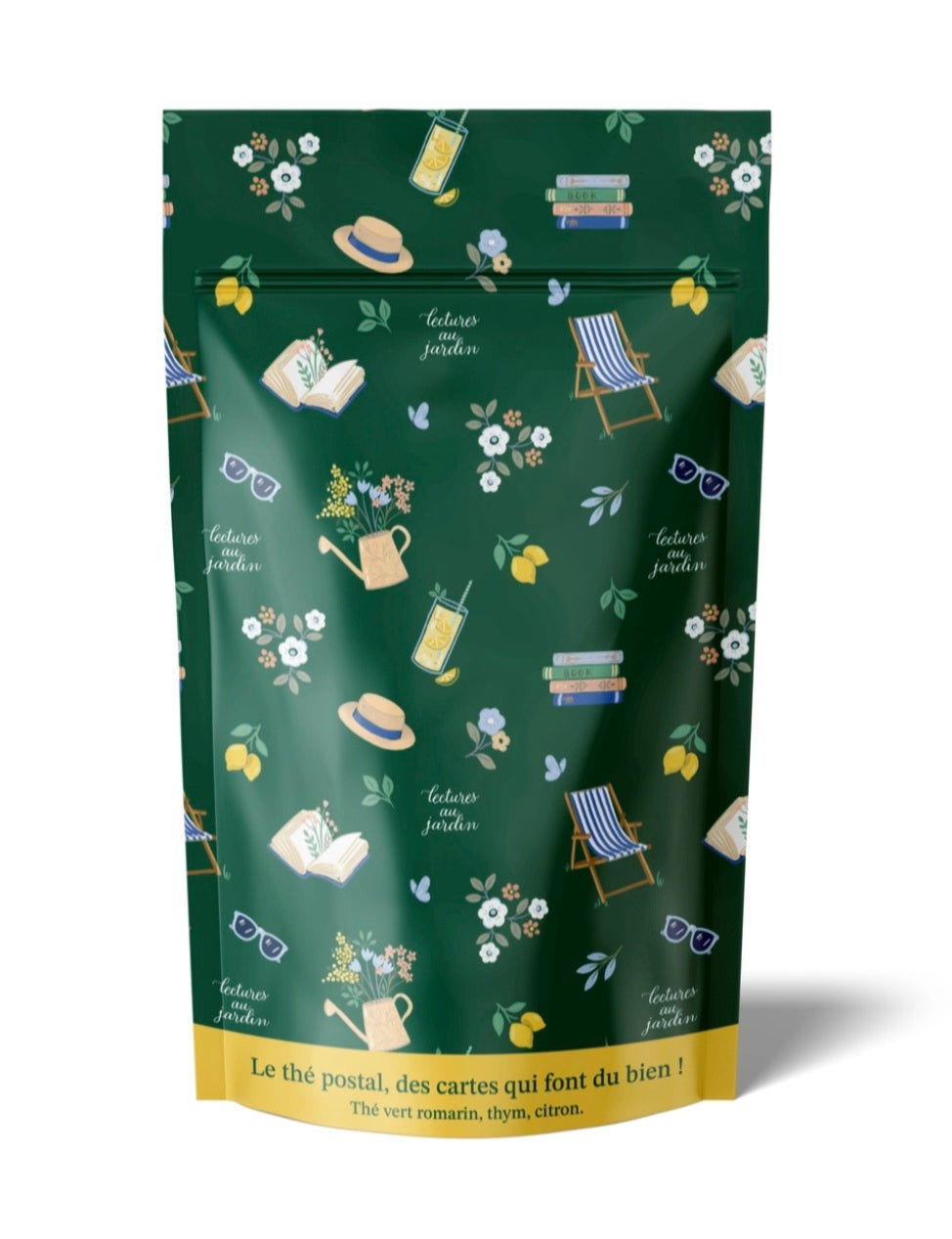 Le thé postale "Lecture au jardin"
