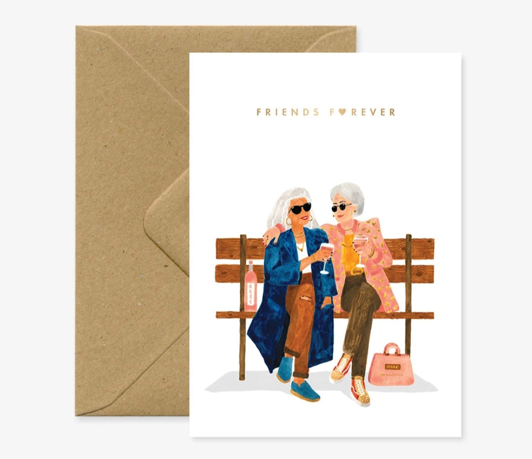 Carte de vœux - Amis pour toujours
