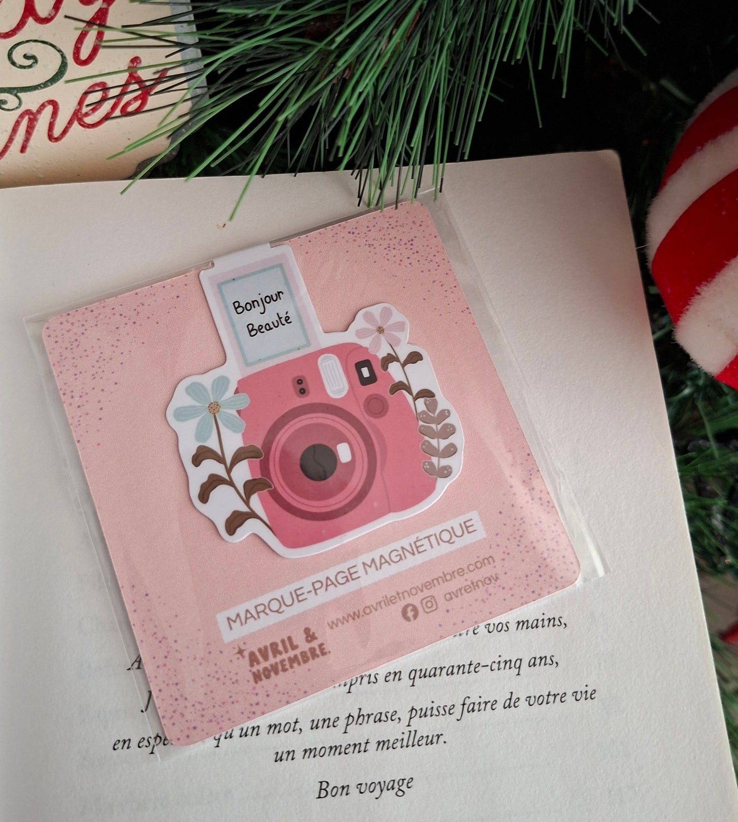 Marque-Page Magnétique - Bonjour Beauté