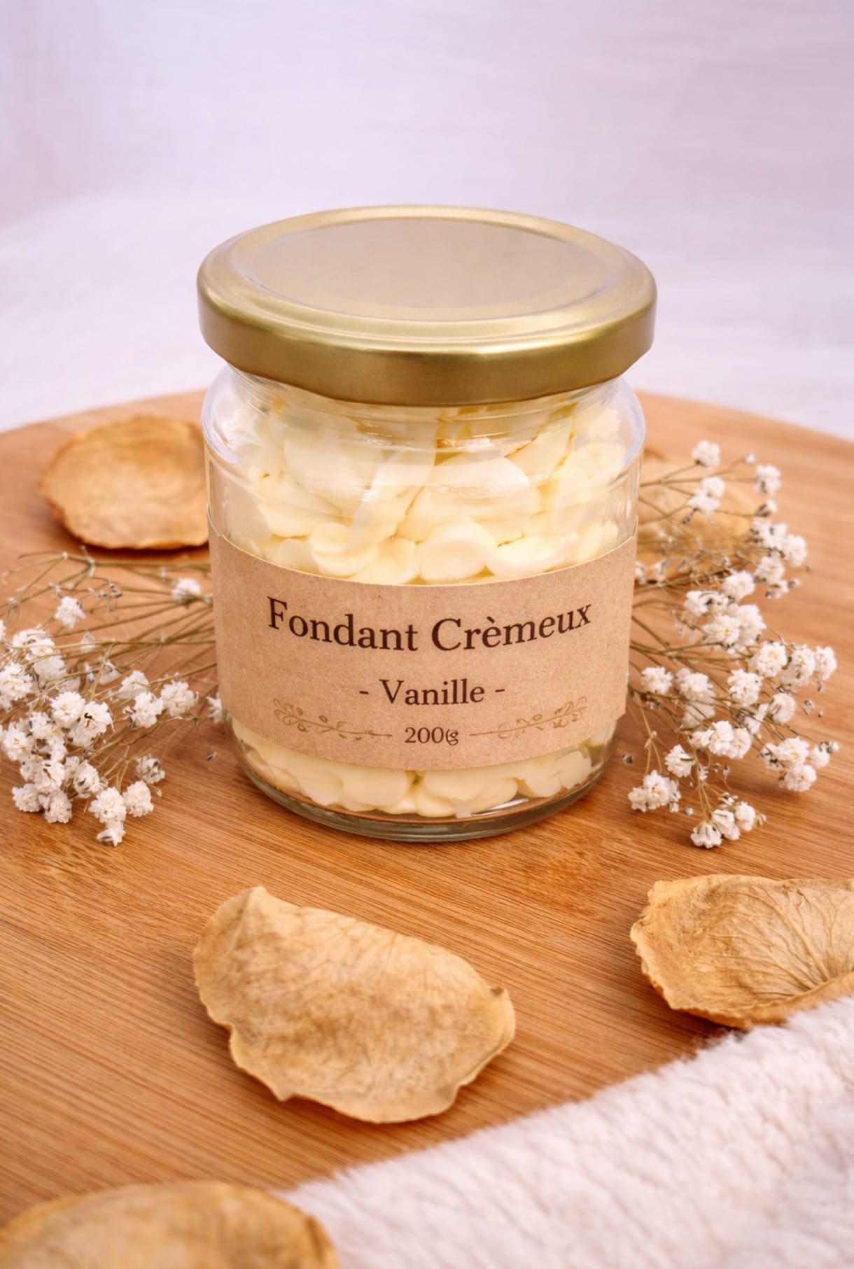 Fondant Crémeux - Vanille 💛 200g