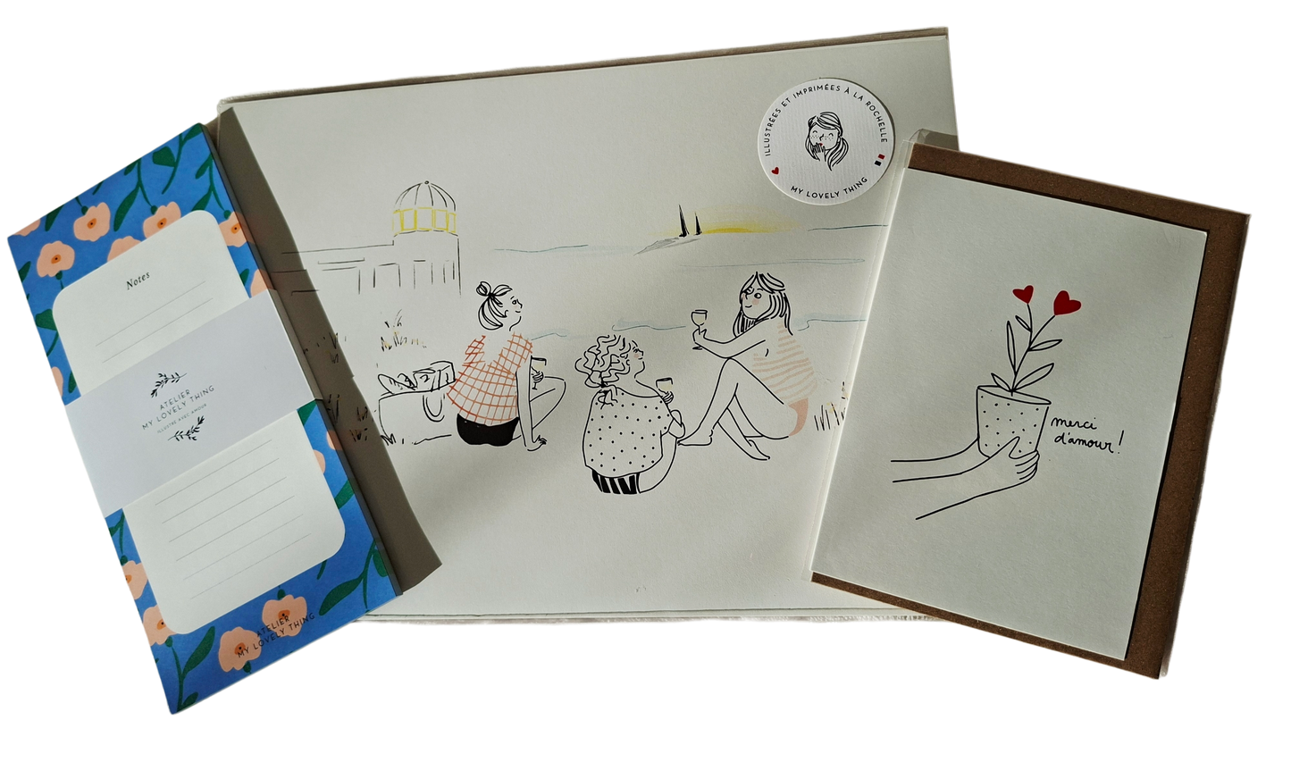 Coffret illustration amie