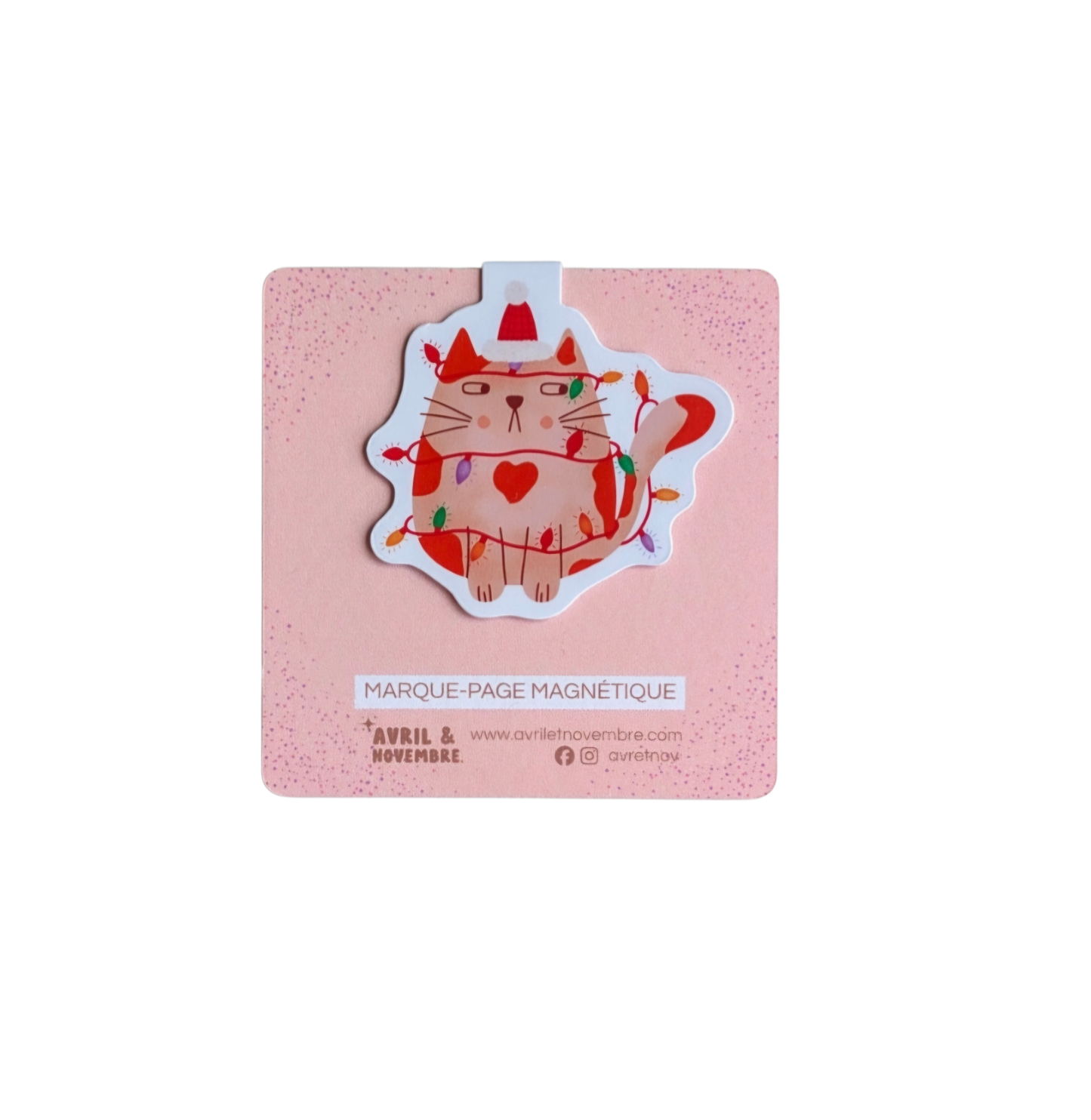 Marque-Page Magnétique – Chat-pin