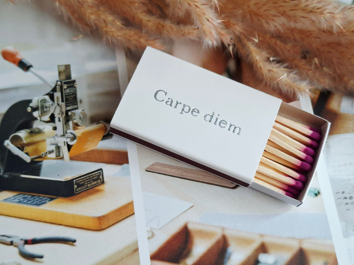 Boîte d'allumettes - Carpe diem