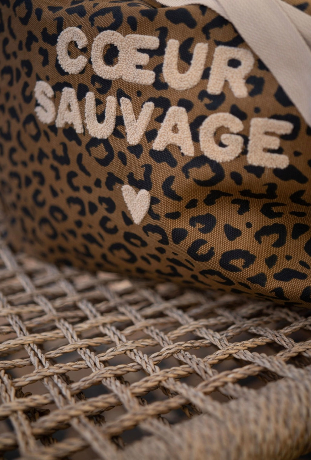 Sac cabas XL Sauvage - Motif Léopard 🐆