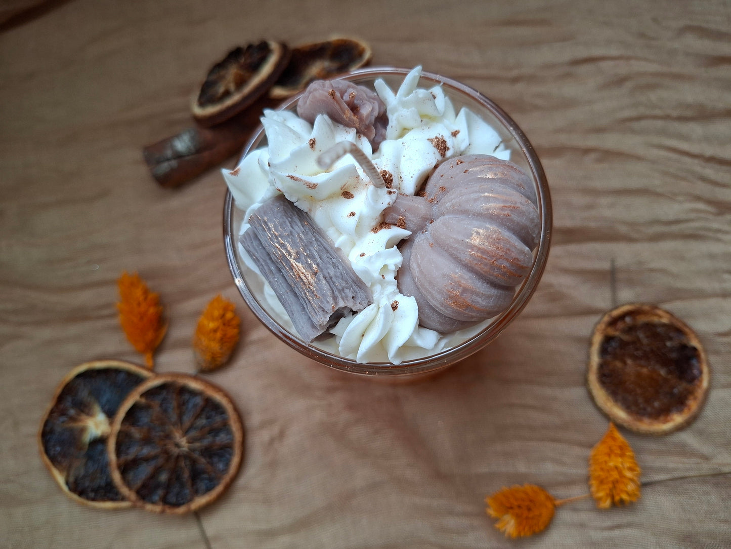 Bougie orange-cannelle