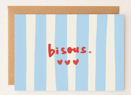 Carte de vœux- Bisous