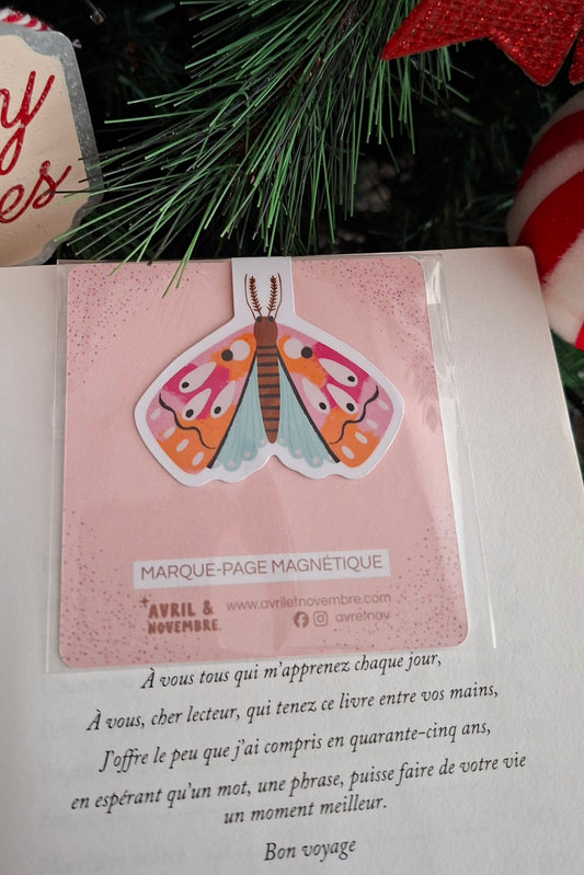 Marque-Page Magnétique – Papillon Coloré