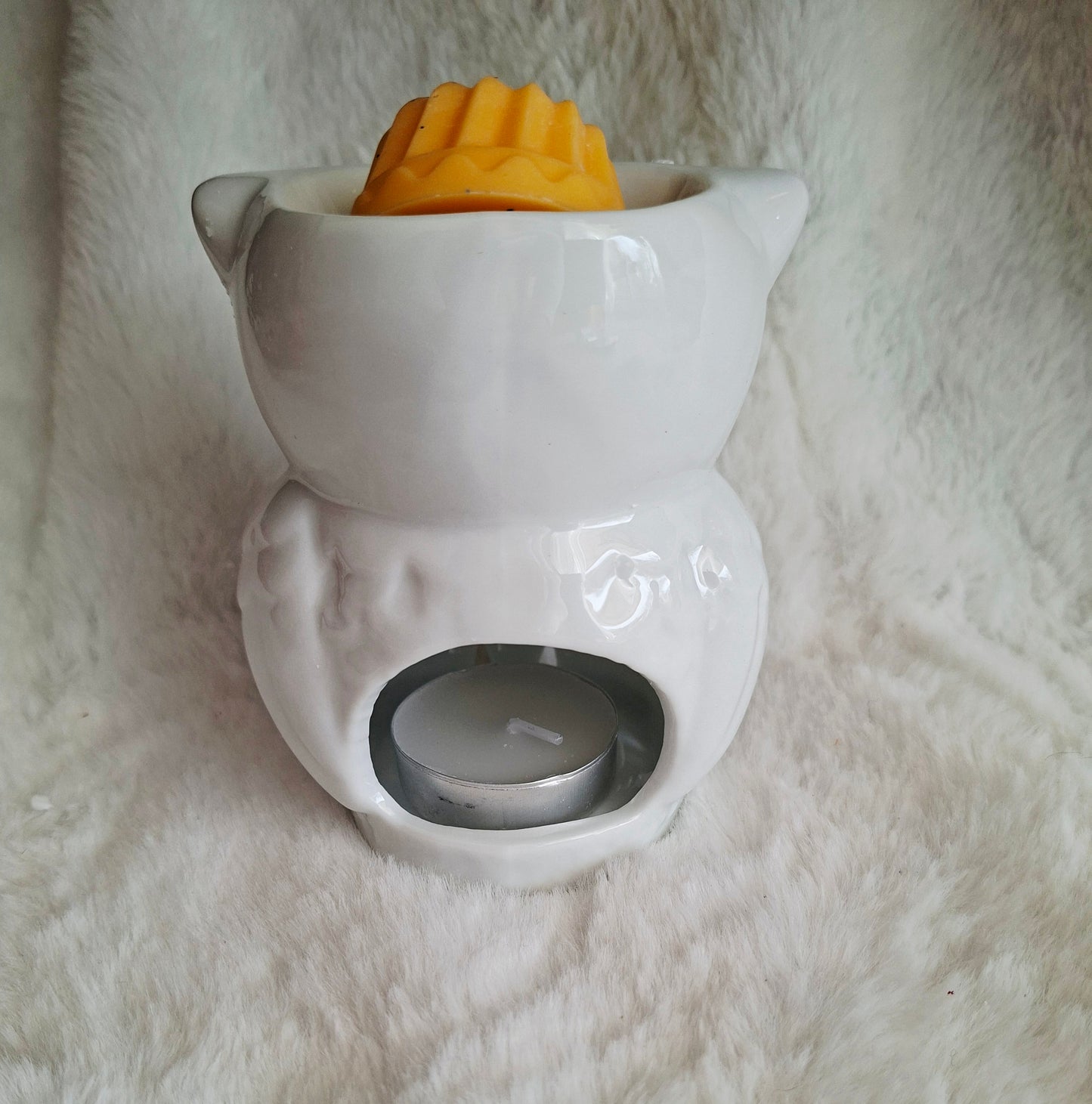 Brûle parfum "Hibou blanc"