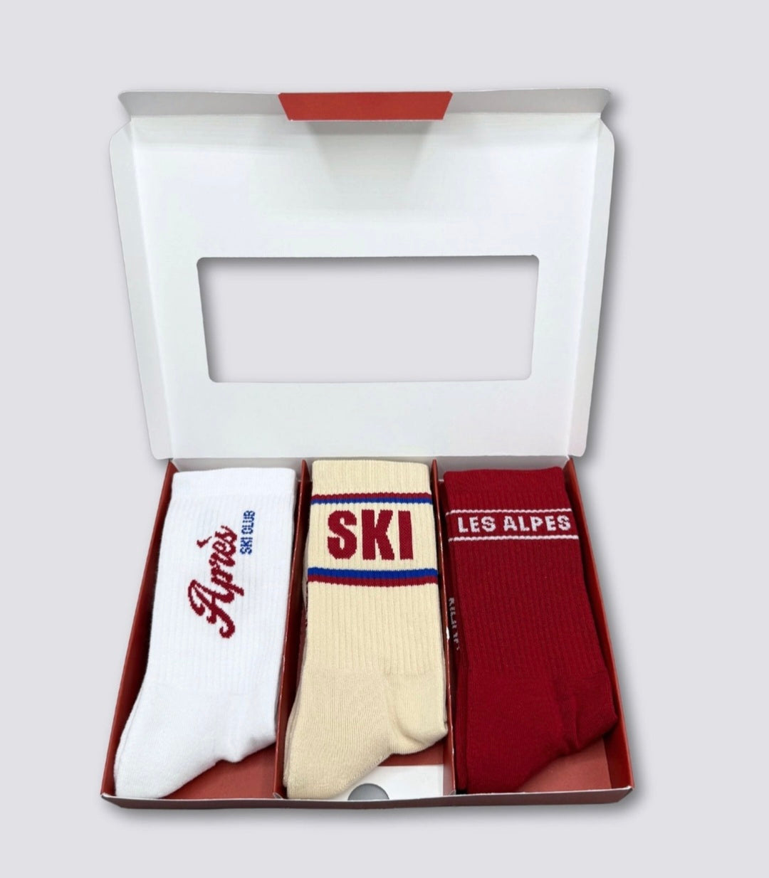 Coffret 3 paires de chaussettes ski