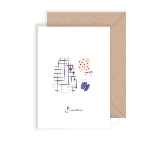 Double carte de naissance garçon