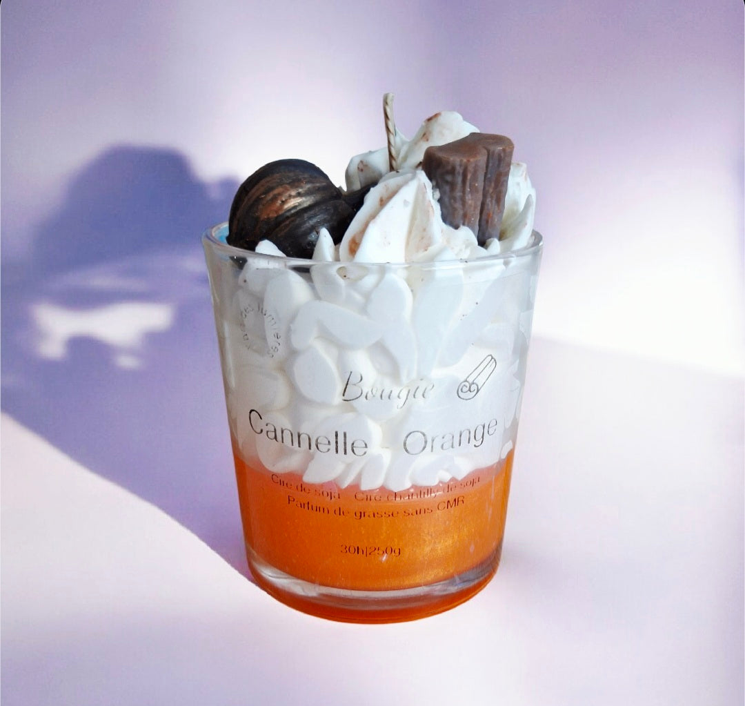 Bougie orange-cannelle