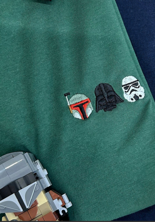 T-shirt Brodé - La Guerre des Étoiles