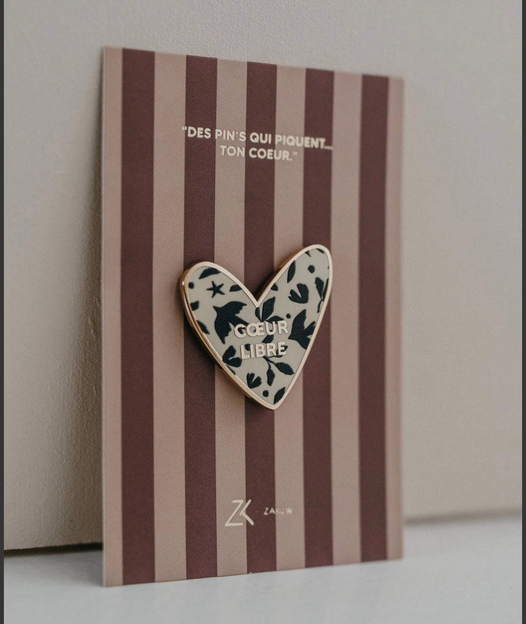 Pin's coeur - Libre