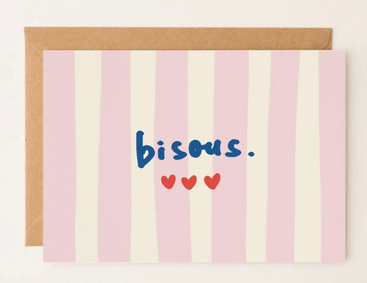 Carte de vœux - Bisous