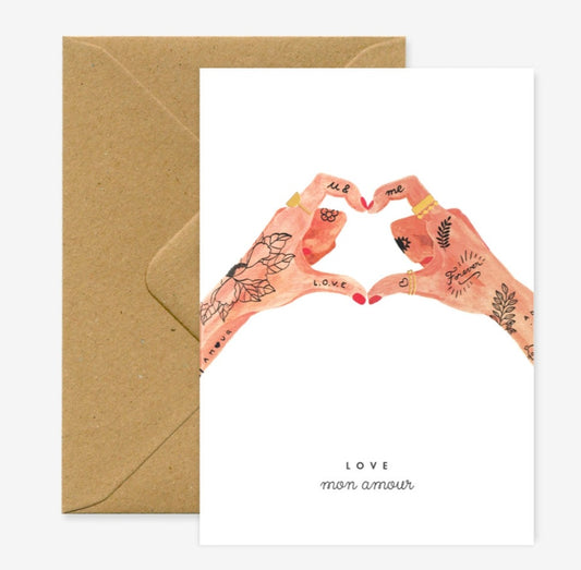 Cartes A6 « Hands Of Love »
