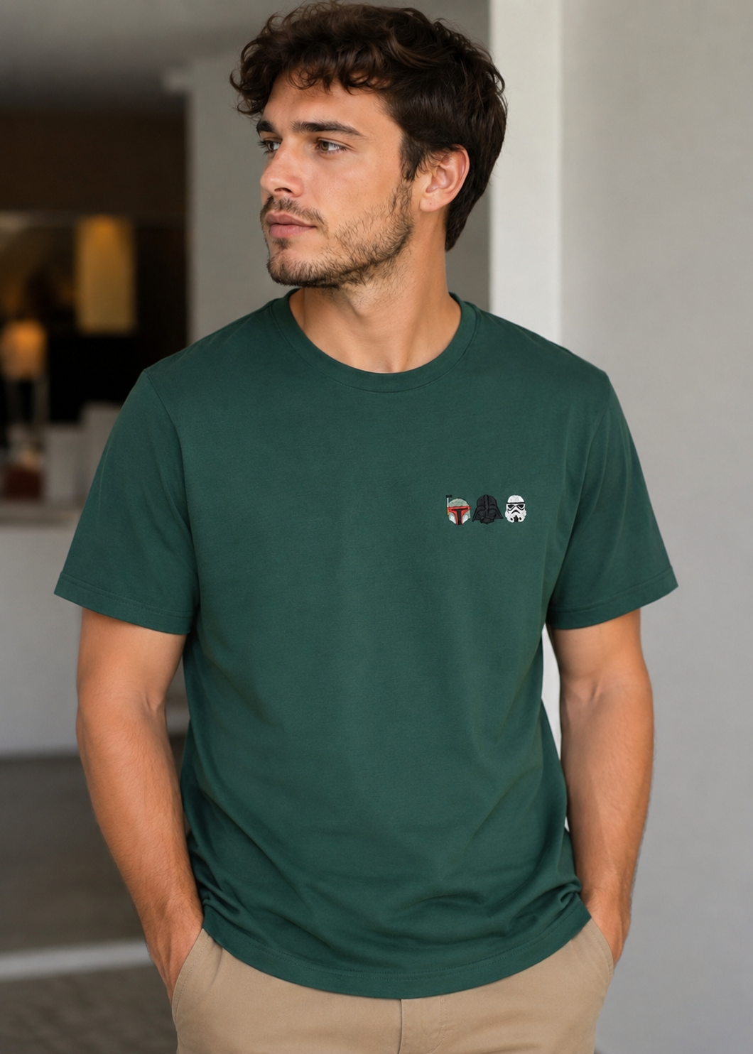 T-shirt Brodé - La Guerre des Étoiles
