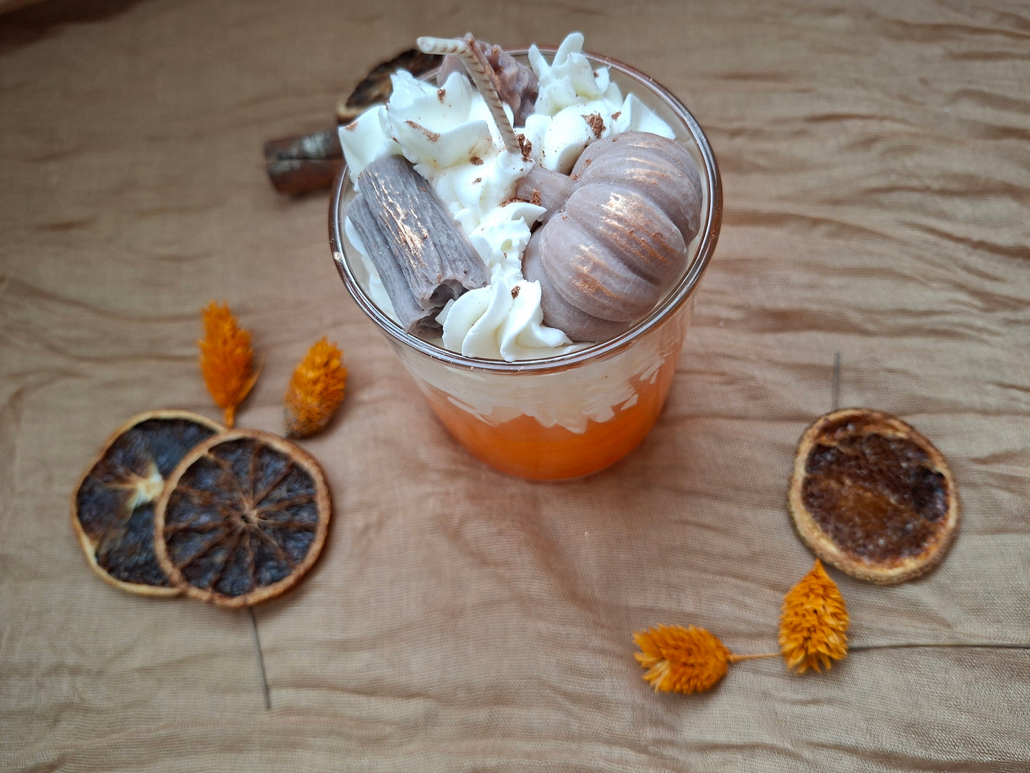 Bougie orange-cannelle