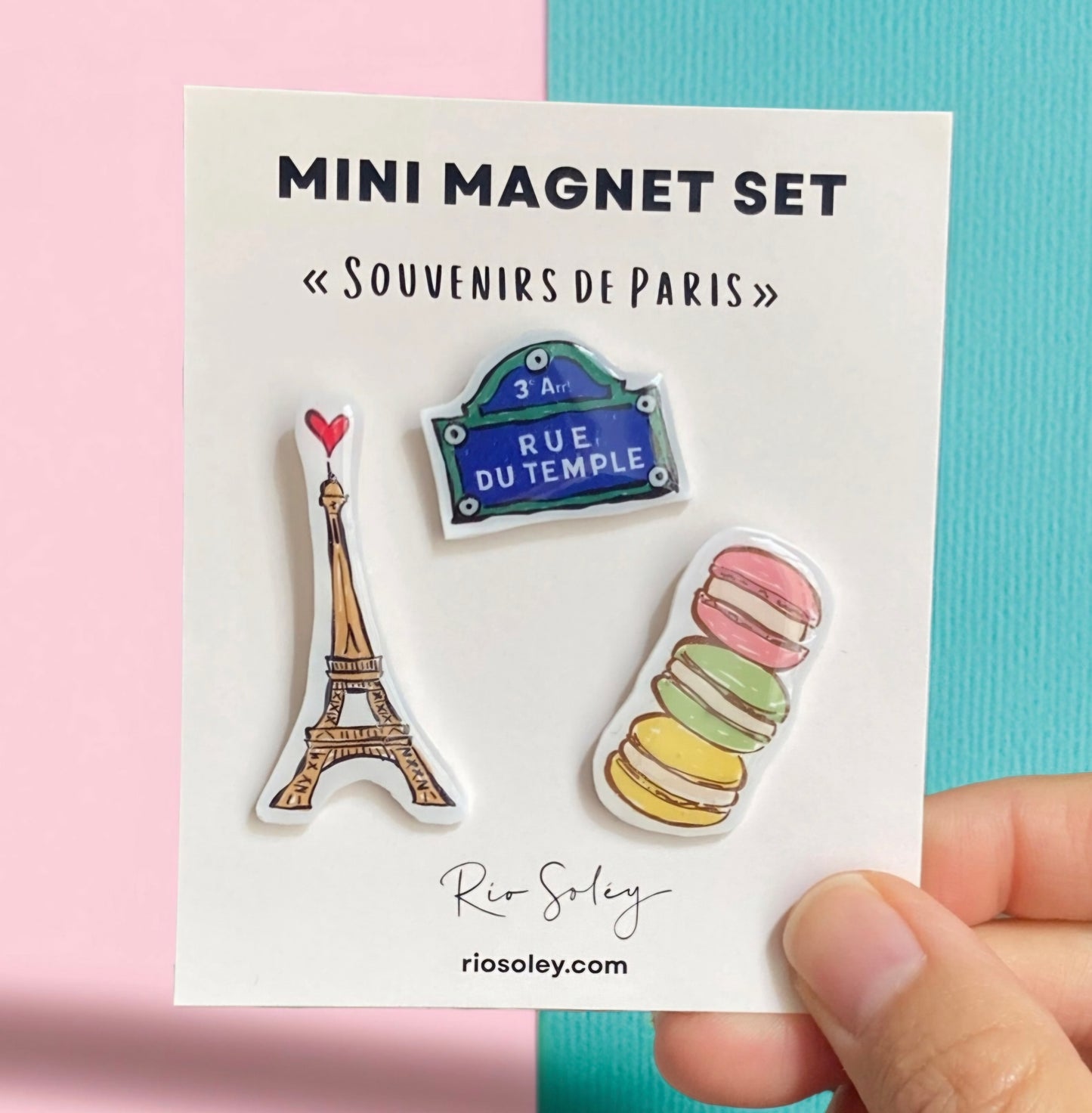 Ensemble de mini-aimants Paris