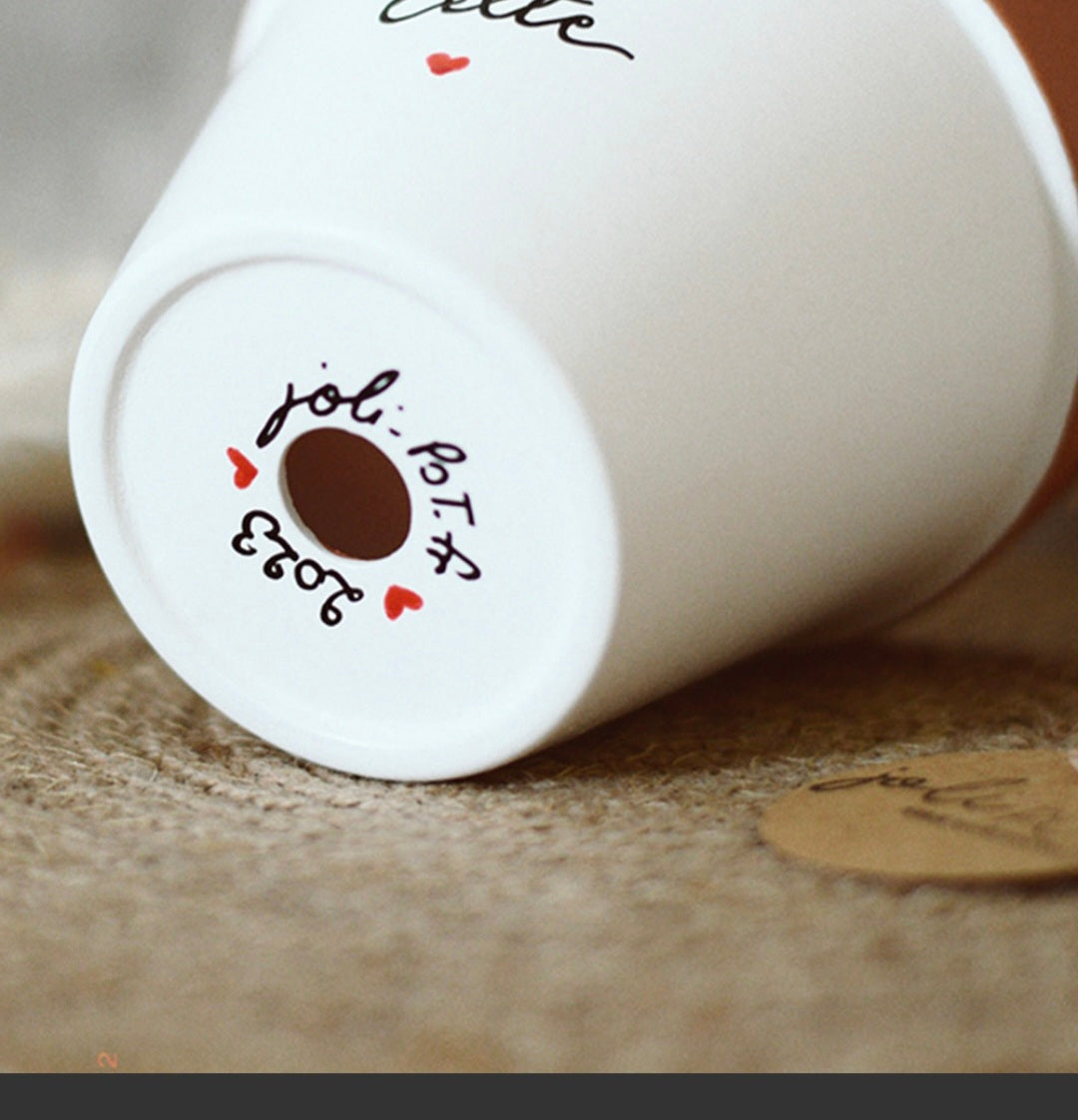 Pot de fleurs, cache-pot "Maman" ♡ 8 ou 11 cm + coupelle