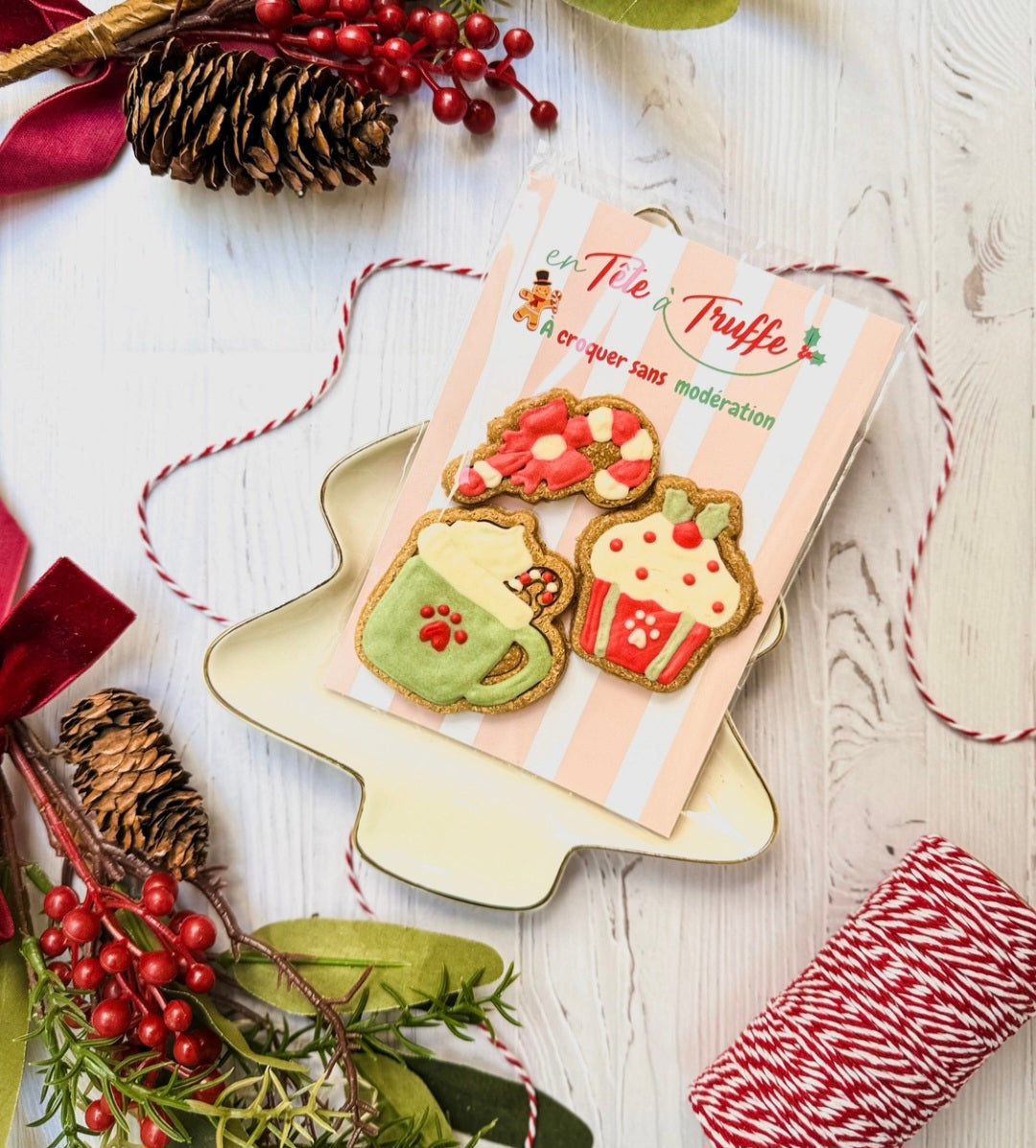 Sachet de biscuits de Noël pour Chiens