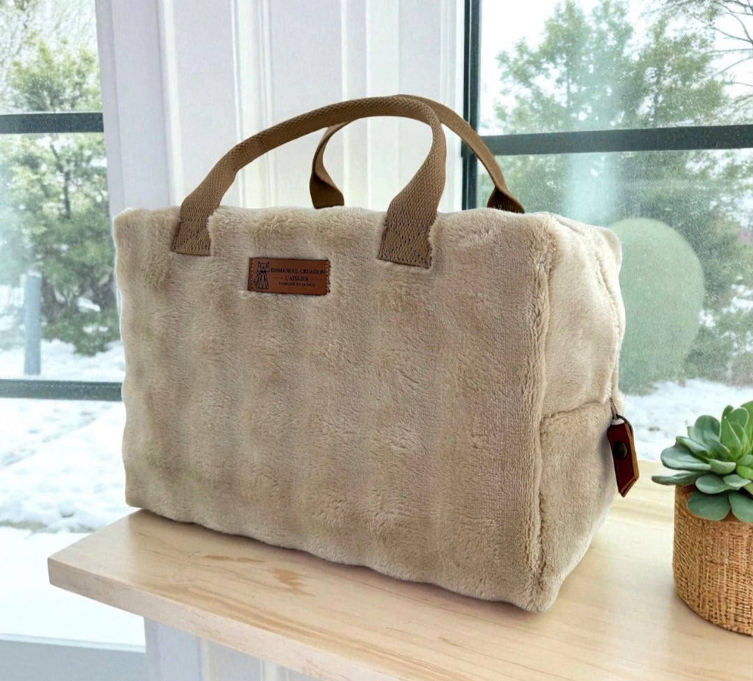 Sac isotherme Ice cube M, "Bubble" sable