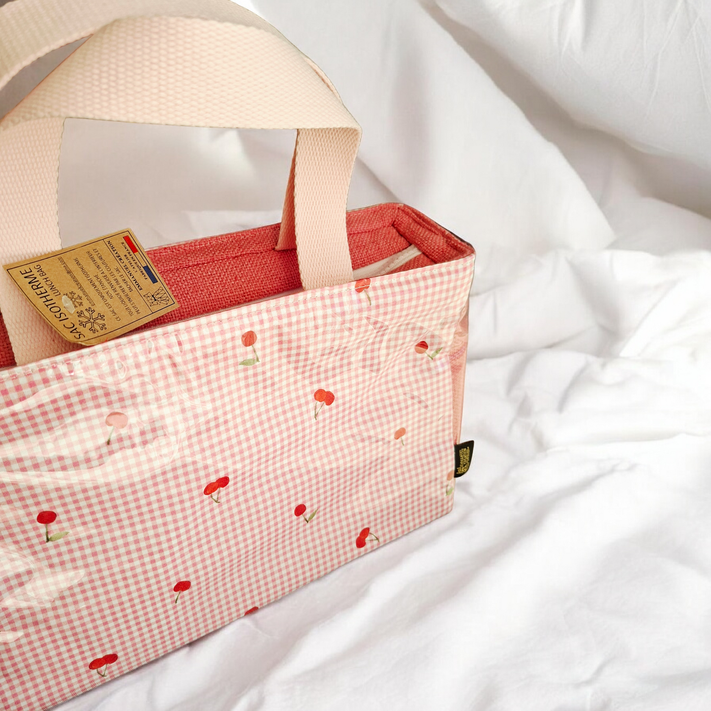 Sac isotherme S, "Cerisette" rouge