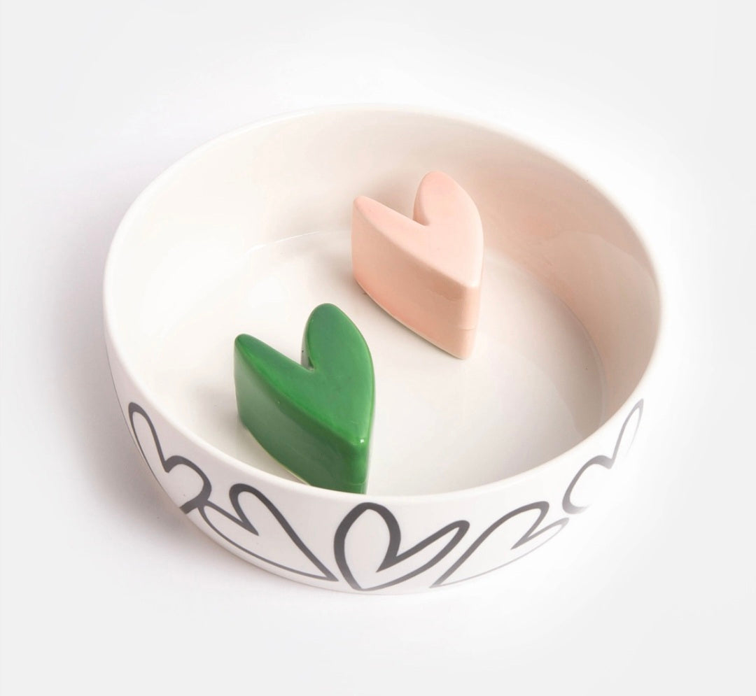 Petit bol à alimentation lente pour animaux de compagnie