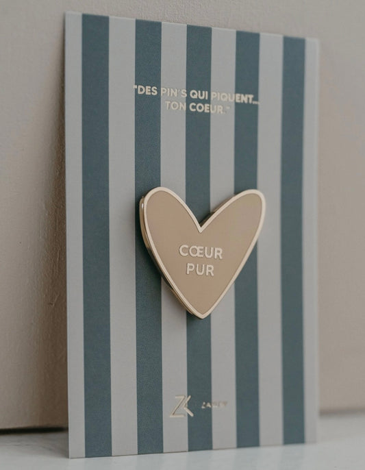 Pin's coeur - Pur