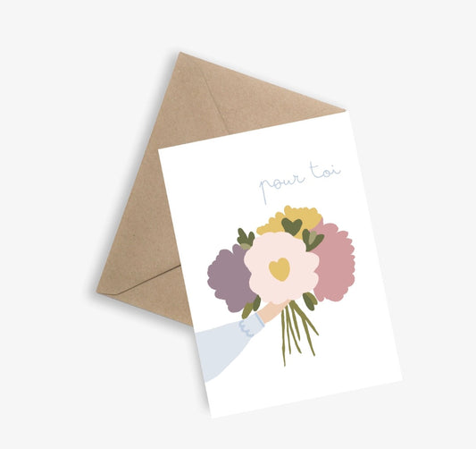 Pour Toi (Pour toi) - Carte simple