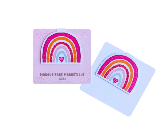 Marque-Page Magnétique – Arc coloré