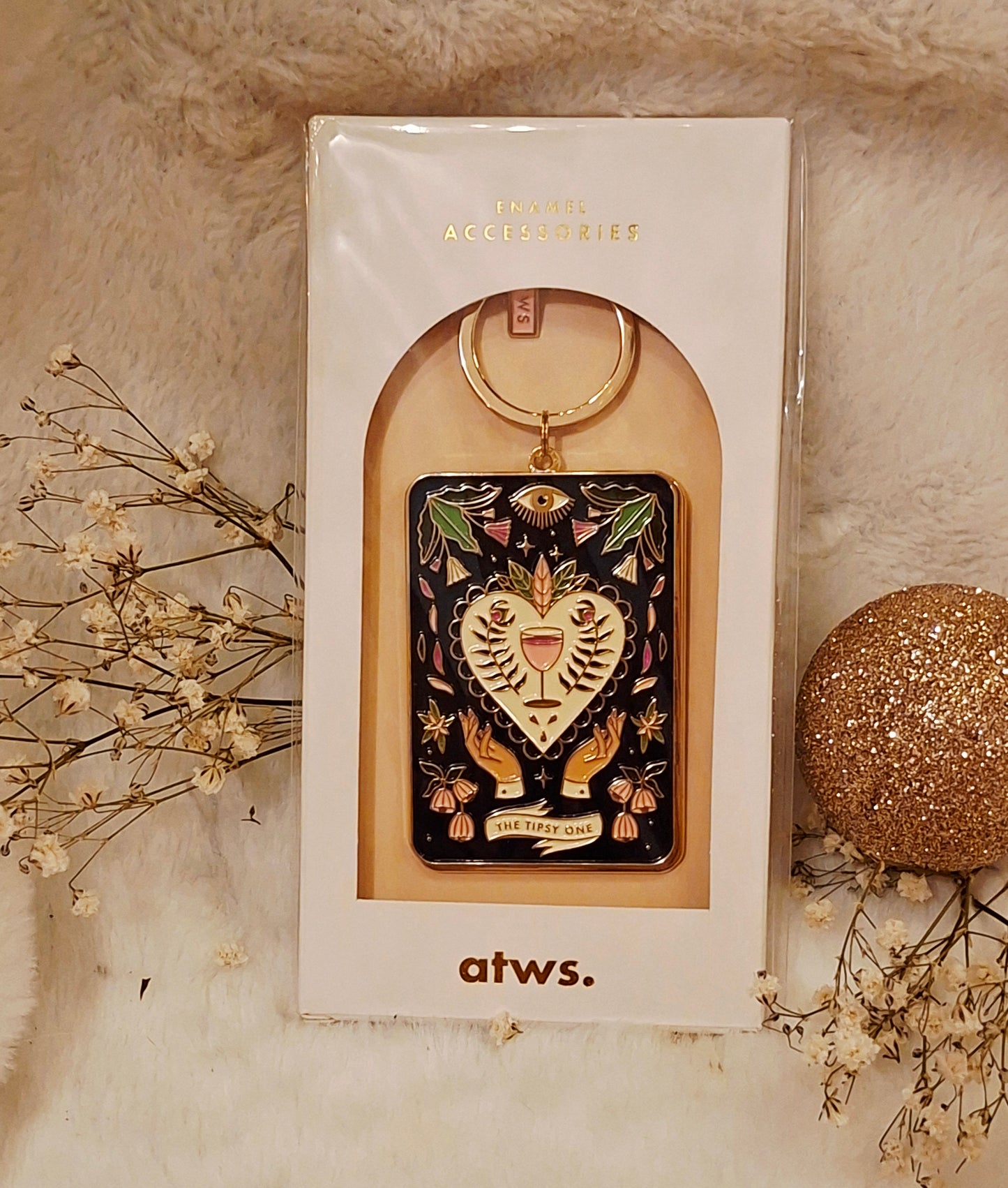 Porte clés - Carte de tarot tipsy