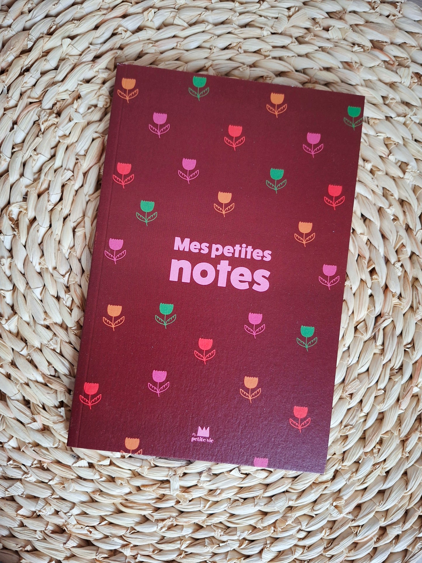 Carnet - Fleurs Marrons (A5 - 15 x 21 cm - 96 pages)