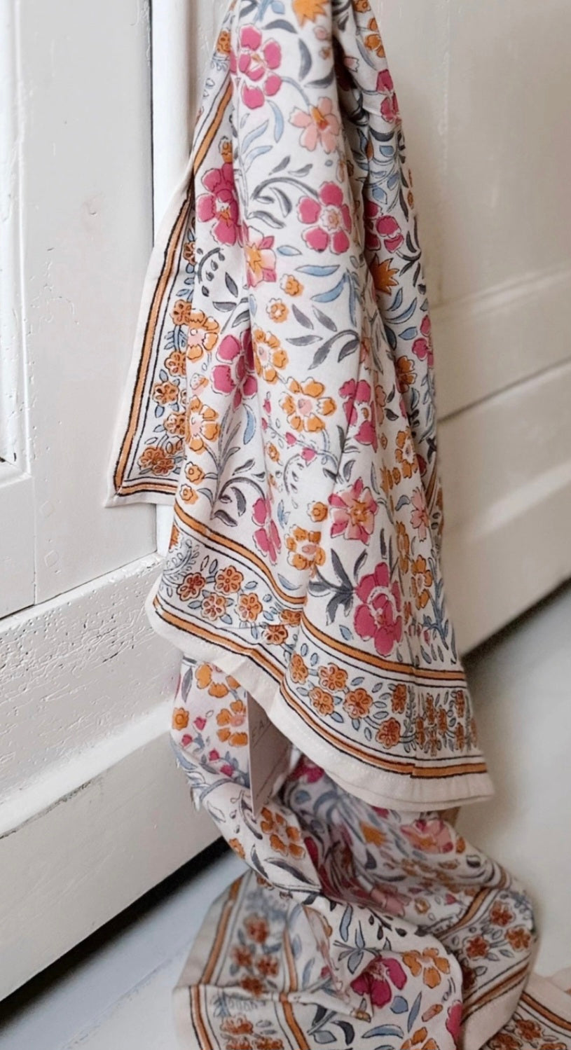 Foulard Adulte Dheli Azur 100 cm