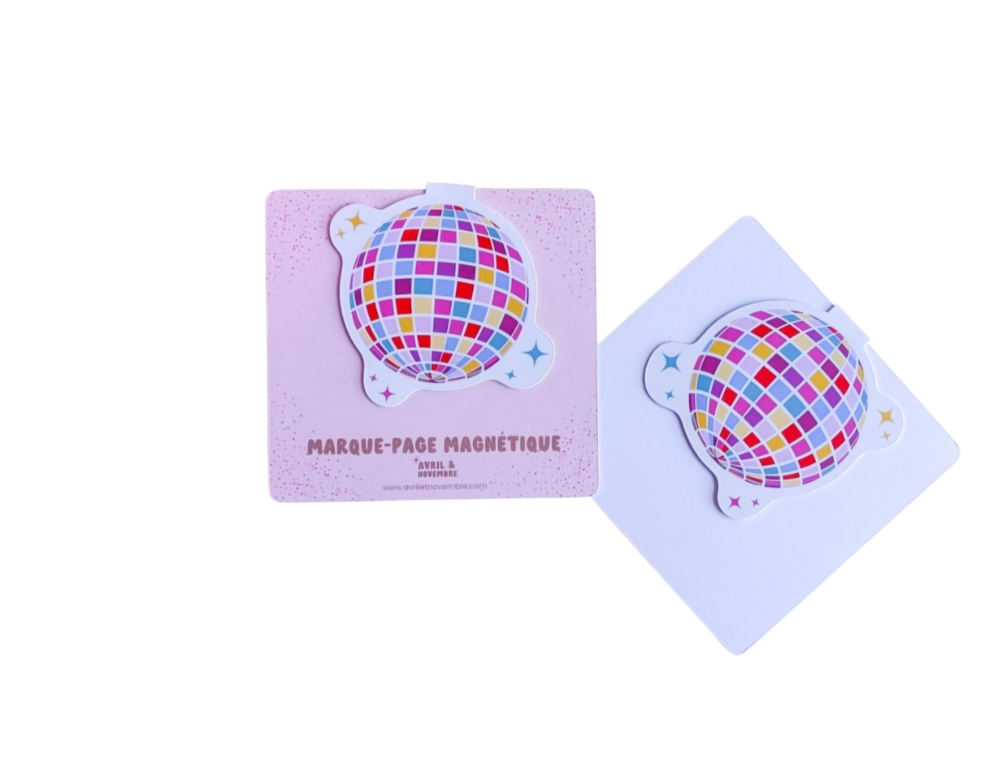 Marque-Page Magnétique – Boule à facettes