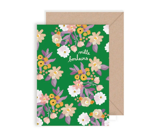 Carte double « Mille Bonheurs »