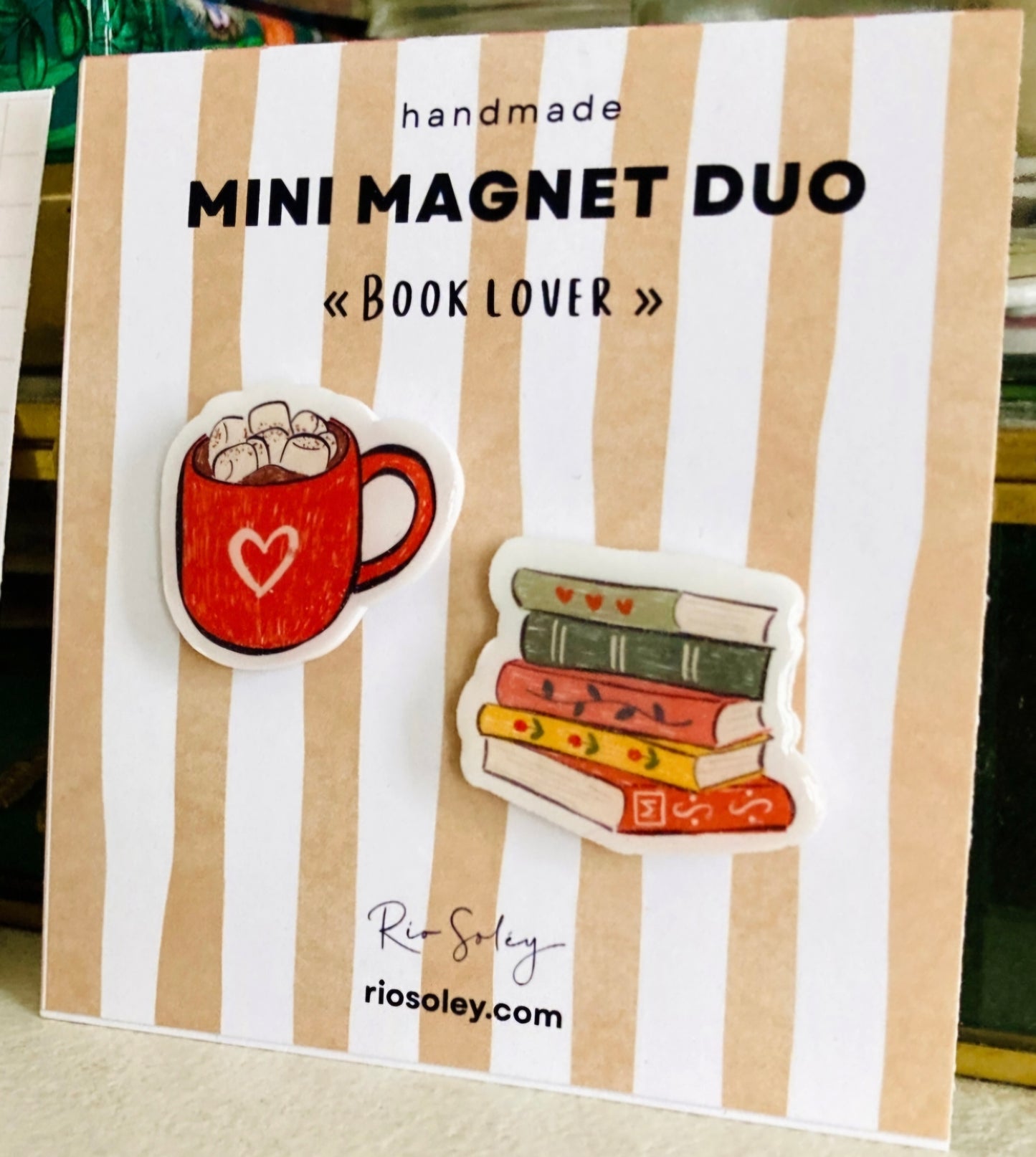 Duo mini magnet - Book Lover