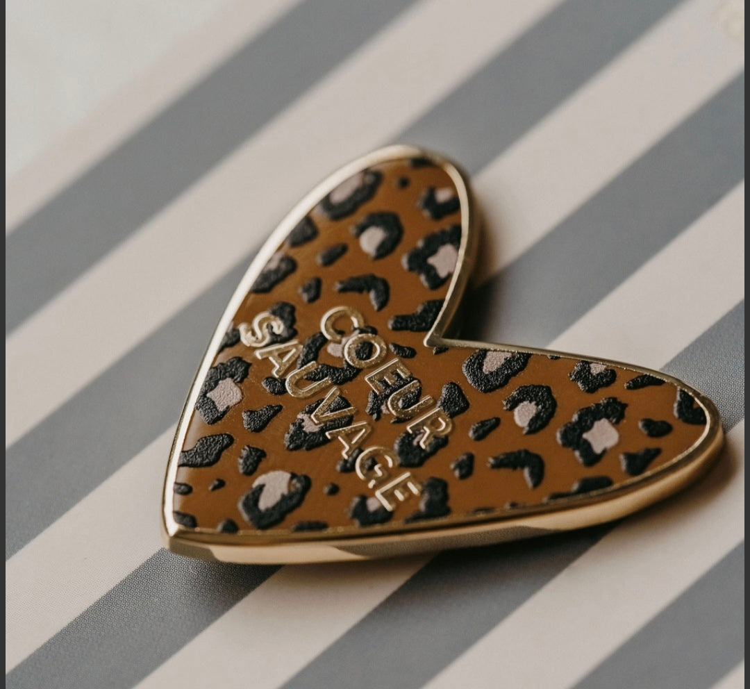 Pin's coeur - Sauvage