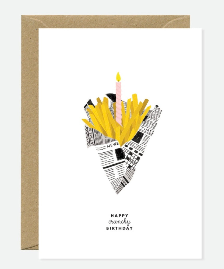 Carte d'anniversaire - Croustillant