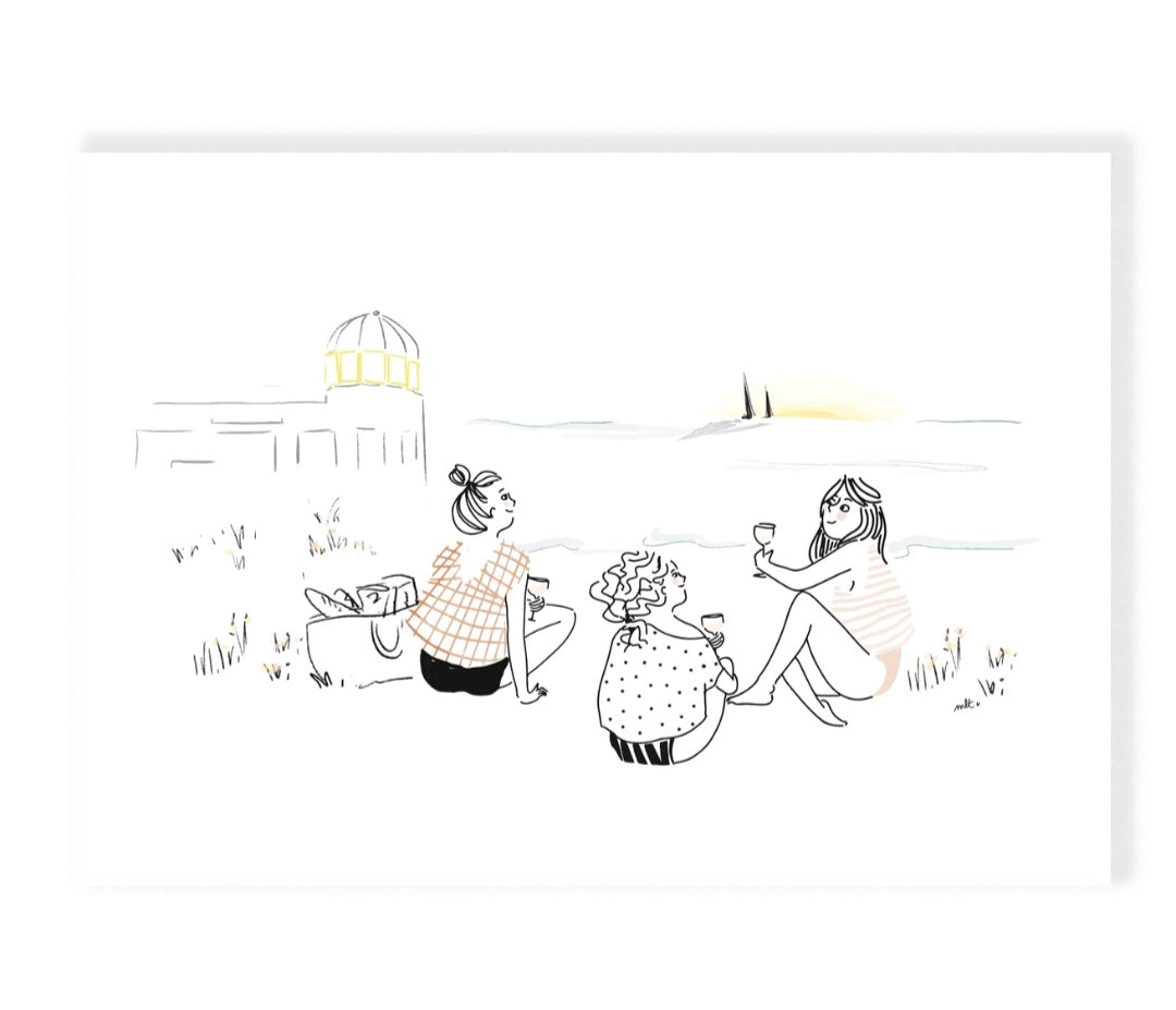 Imprimer La Rochelle - Plage du Chef de Baie