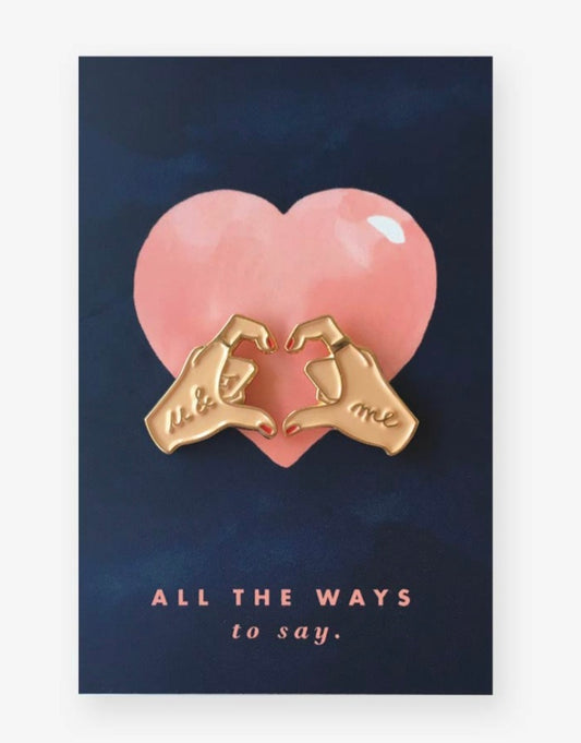 Pin's - Mains d'amour