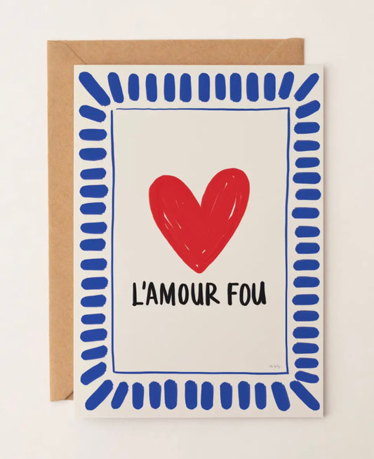 Carte de voeux - L'Amour fou