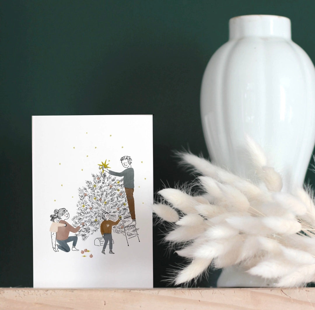 Carte Arbre de Noël