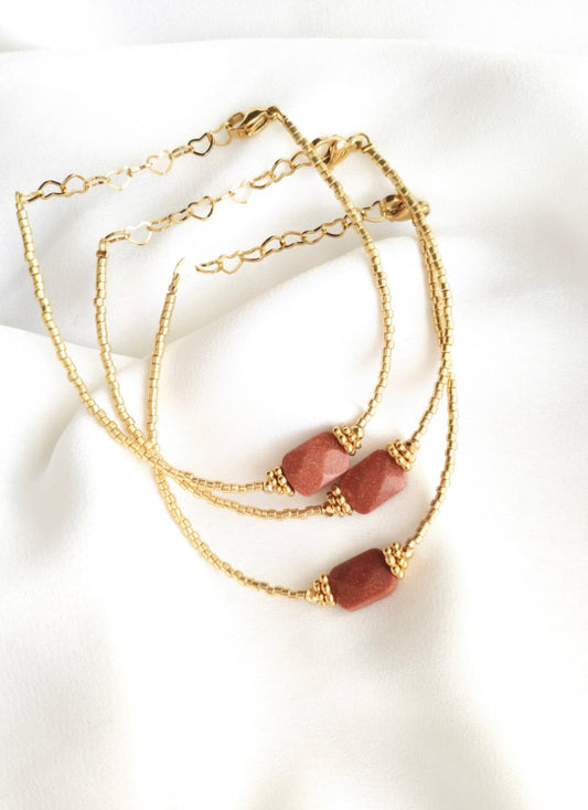 Bracelet OLYMPE - Goldstone