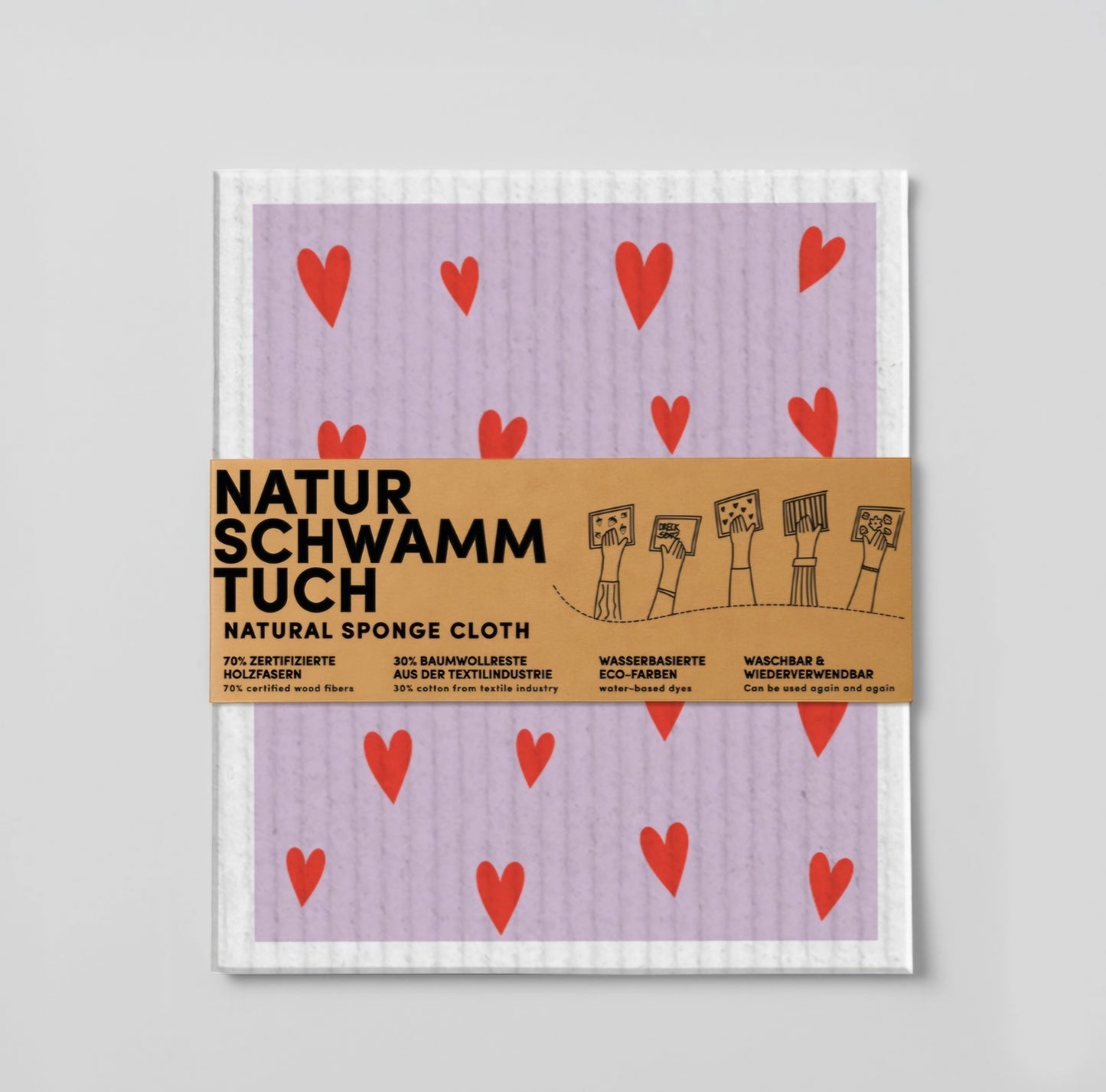 Éponge - Coeurs